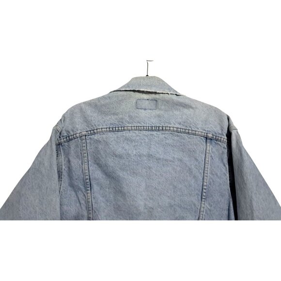 Levis S Vintage Denim Jacket Light Wash 100% Cotton Made In USA 1978 - Picture 8 of 13